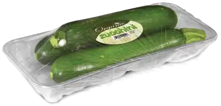 PETE Produce Tray, 10.62 in. x 4.84 in. x 1.12 in. Clear