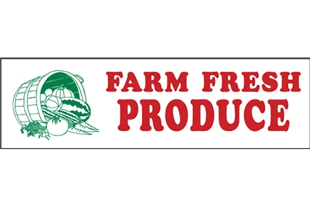 Farm Fresh Produce - Banner NEW STYLE
