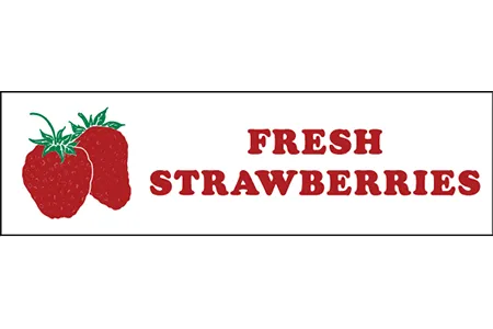Fresh Strawberries - Banner NEW STYLE