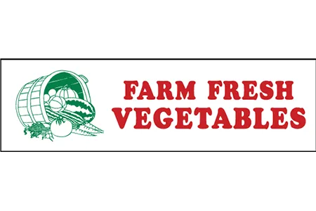 Farm Fresh Vegetables - Banner NEW STYLE