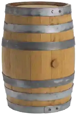 3 Gallon Barrel, Charred & Waxed Inside