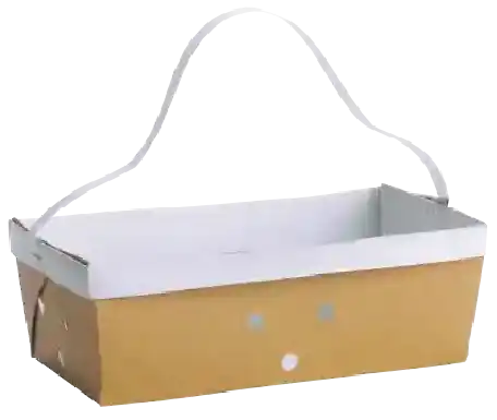 2 Quart Chipboard w/Plastic Handle