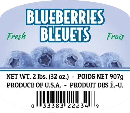 STOCK Blueberry, 2 lbs. (2.5 x 3)