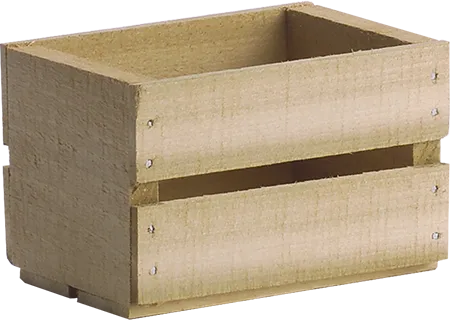 1 Quart Handmade Miniature Crate