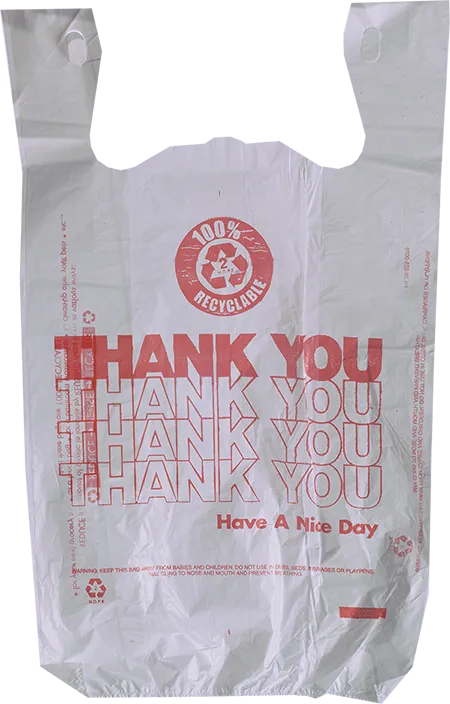 1/6 Bushel T-Shirt Bag White,