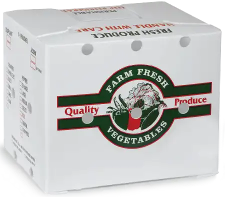 1 1/9 Bushel Farm Fresh (Plastic Corrugated)