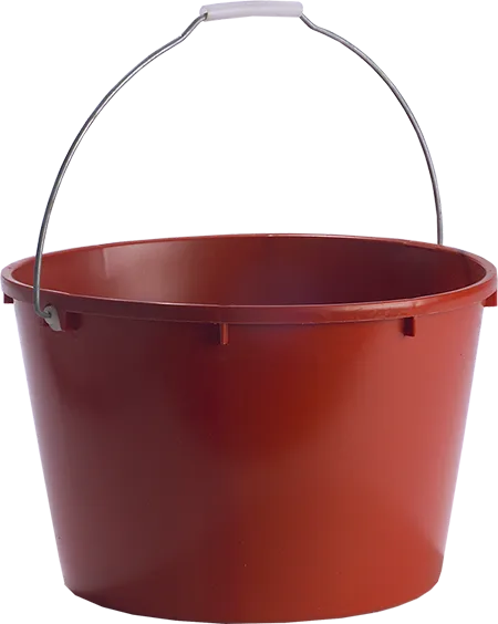 5/8 Bushel Pail w/Handle (Red)