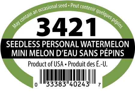 Mini Seedless Watermelon w/ UPC