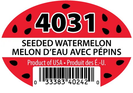 Watermelon Seeded, PLU# 4031