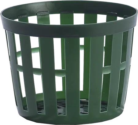 4 Quart Plastic Vented Hamper Style - Green