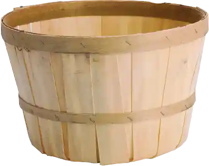 1/2 Peck Natural Basket NO HANDLE